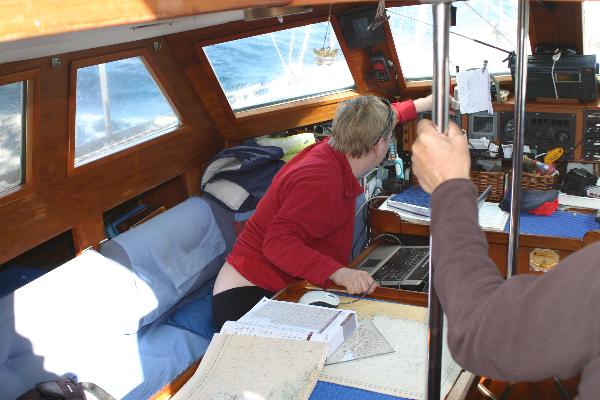 Navigointia: kartta, kulma, vuorovesitaulukko, pc ja GPS